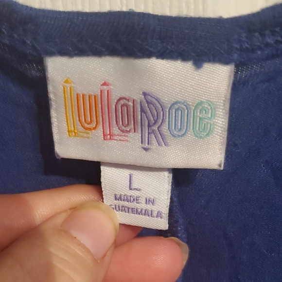 LuLaRoe Royal Blue Tank Top - Picture 2 of 3